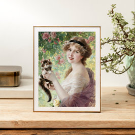 Impression Photo Son Petit Kitten par Emile Vernon