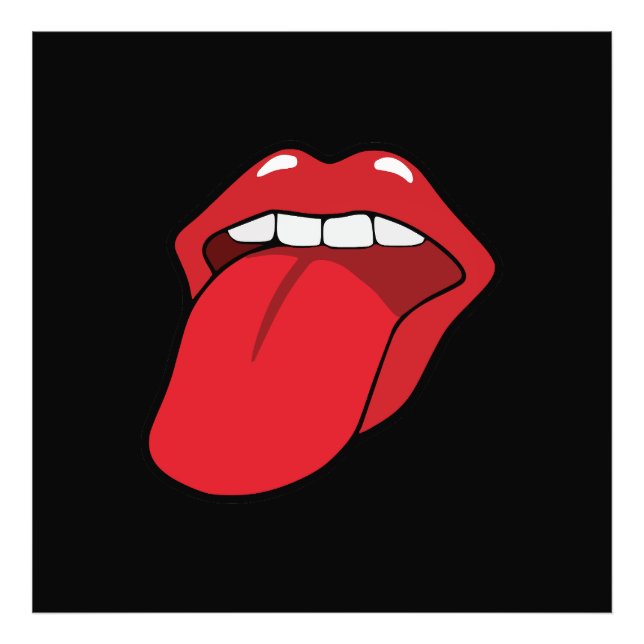 Impression Photo Sortie de langue (Devant)