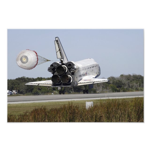 Impression Photo Space shuttle Atlantis dévoile son traîneau (Devant)