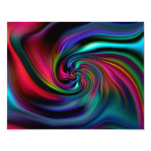 Impression Photo Spirales Arrière - plans Abstraites douces I