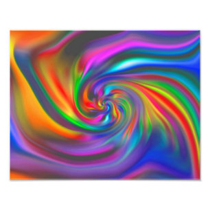 Impression Photo Spirales Arrière - plans Abstraites Soft II