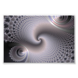 Impression Photo Spirales sans fin - Art Fractal