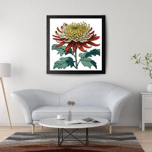 Impression Photo Splendeur vibrante de chrysanthème