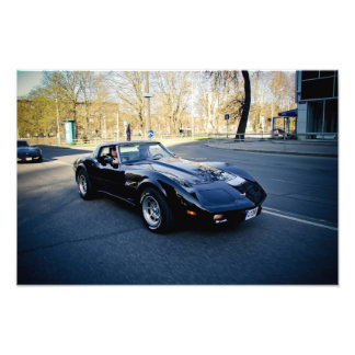Impression Photo Sportscar classique de la Corvette 1979
