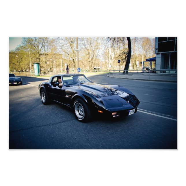 Impression Photo Sportscar classique de la Corvette 1979 (Devant)