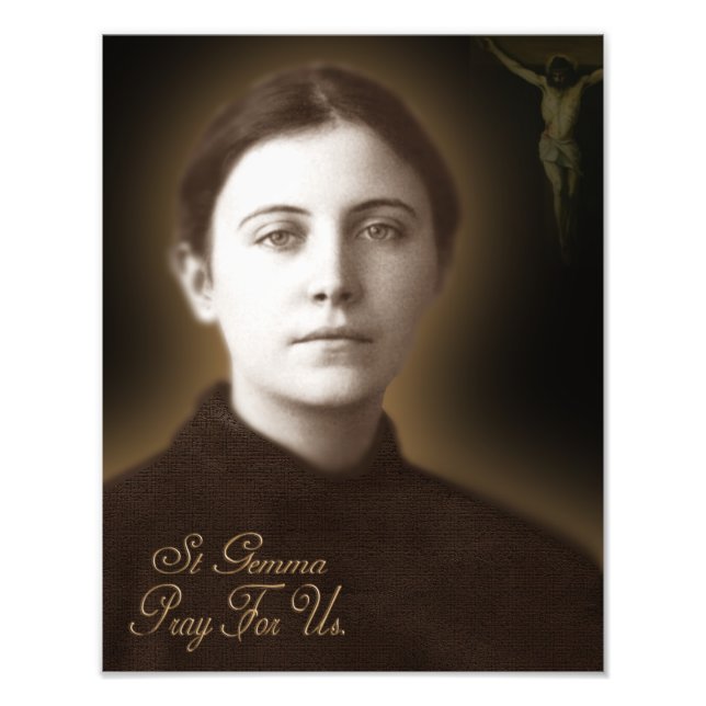 Impression Photo St Gemma Galgani, (Devant)