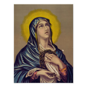 Impression Photo Stabat Mater Notre-Dame des Douleurs Art Devotionn