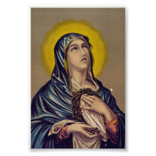 Impression Photo Stabat Mater Notre-Dame des Douleurs Art Devotionn