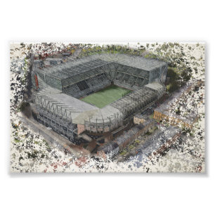 Impression Photo Stade de football historique à Newcastle upon Tyne