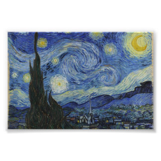 Impression Photo Starry Night Van Gogh