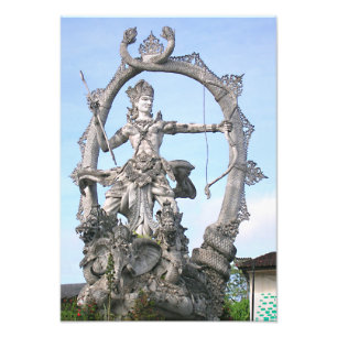 Impression Photo Statue Arjuna Imprimer
