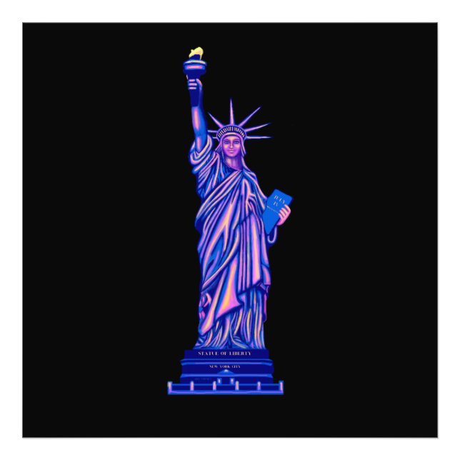Impression Photo Statue de la Liberté-New York City-Landmark (Devant)