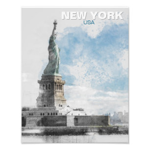 Impression Photo Statue de la Liberté – Vacances USA à Manhattan NY