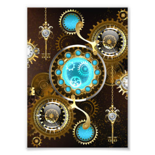 Impression Photo Steampunk Rusty Background