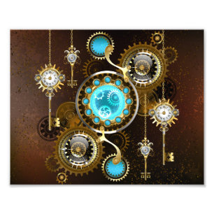 Impression Photo Steampunk Rusty Background