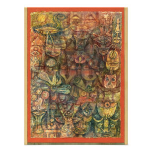 Impression Photo Strange Garden par Paul Klee