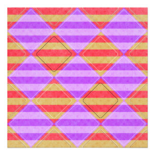 Impression Photo Stripes, Diamants, Spot Motif par Shirley Taylor