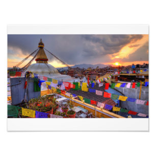 Impression Photo Stua Boudhanath, Katmandou Nepal