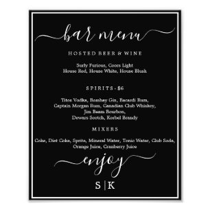Impression Photo "Suite Mariage Morgana - Panneau Menu Bar"