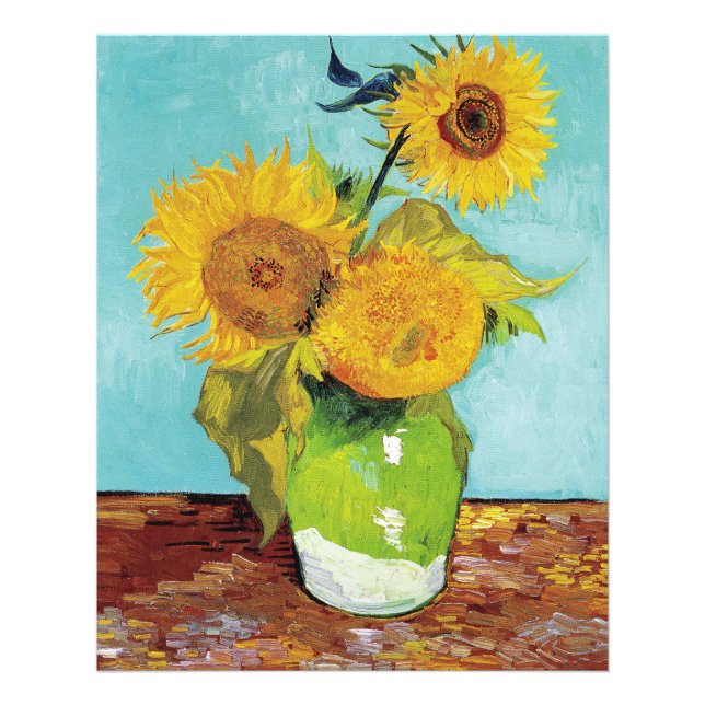 Impression Photo Sunflowers Vincent van Gogh (Devant)