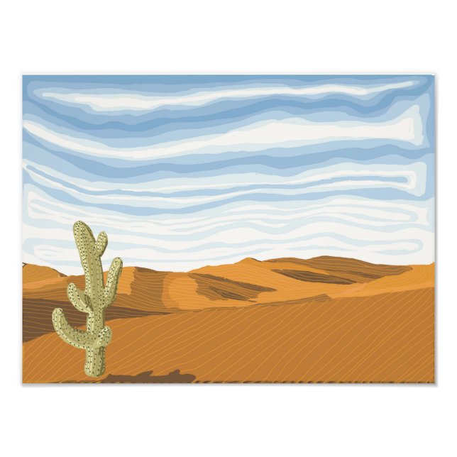 Impression Photo Sunny Desert Day (Devant)