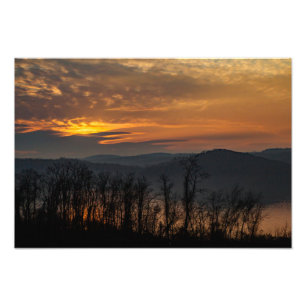 Impression Photo Sunset de la vallée d'Hudson