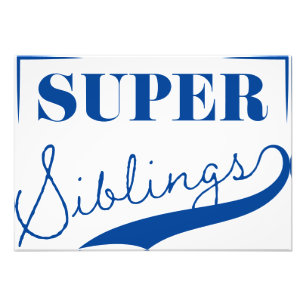 Impression Photo Super sibling