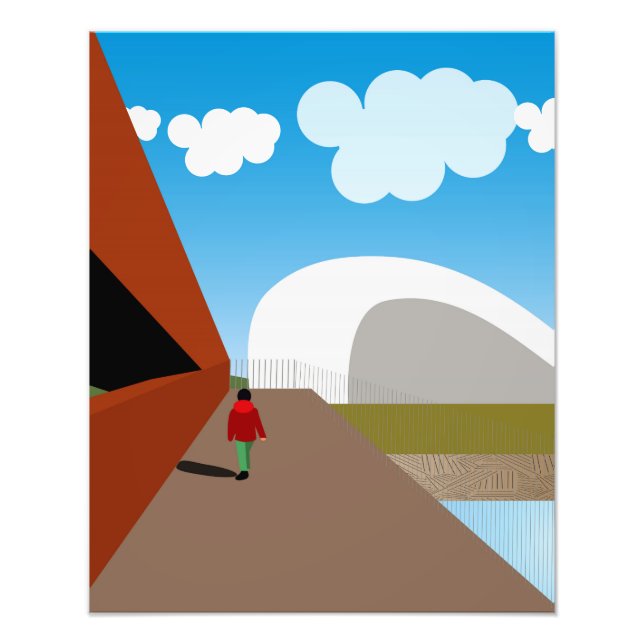 Impression Photo Sur le pont (Devant)