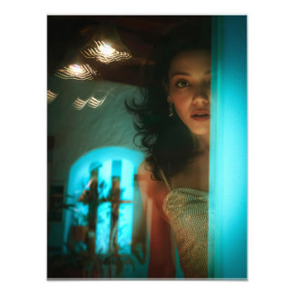 Impression Photo Surprise, sortir d'une porte