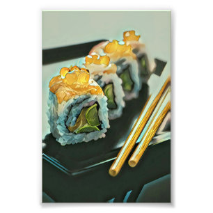 Impression Photo sushi japonais