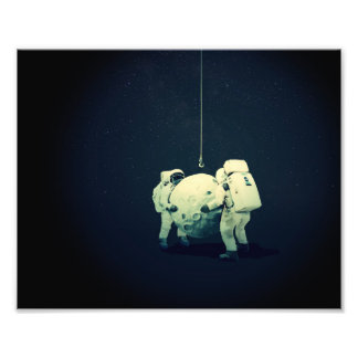 Impression Photo Suspension de la lune