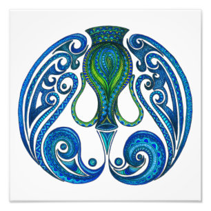 Impression Photo Symbole d'Aquarius
