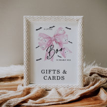 Symbole de Baby shower de la boîte rose Coquette