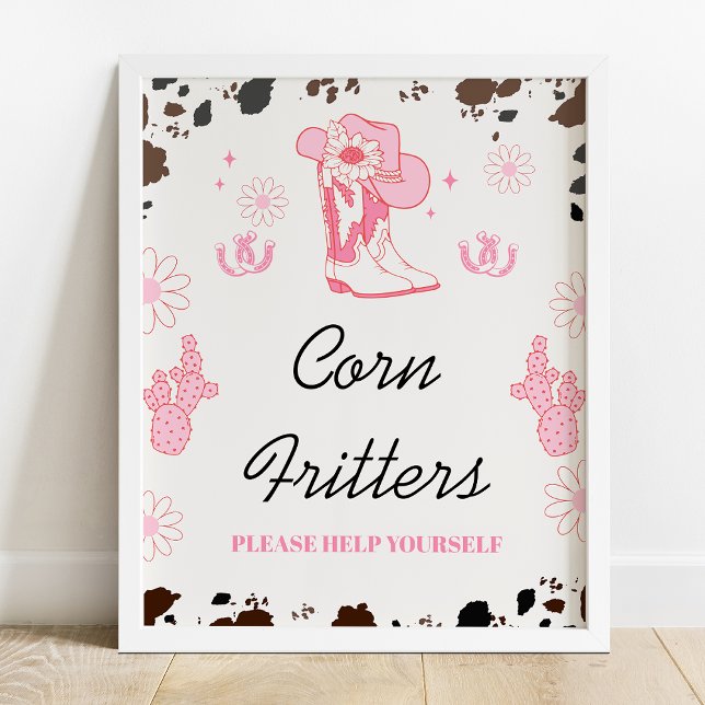 Impression Photo Symbole Hot Rose Girls First Rodeo 1st Birthday Pa (Hot Pink Rodeo Birthday Party Sign, Cowgirl Birthday Party Sign, Cow Print, Daisies, Cowgirl Boots)