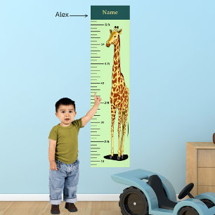 Impression Photo Tableau de croissance de girafe à long cou Ajouter