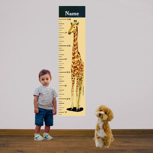 Impression Photo Tableau de croissance de girafe à long cou Ajouter