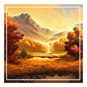 Impression Photo Tableau Paysage Automne-68754