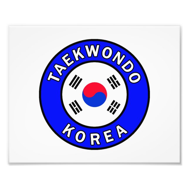 Impression Photo Taekwondo (Devant)