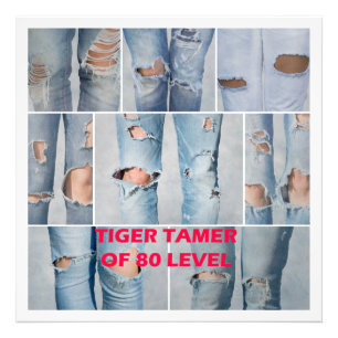 Impression Photo Tampon de tigre de 80 niveaux