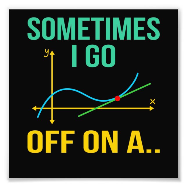 Impression Photo Tangent Math Enseignant Mathématiques Mathématique (Devant)