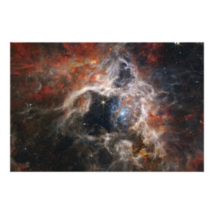 Impression Photo Tarantula Nebula James Webb télescope nasa étoiles