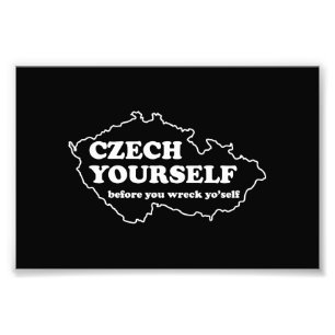 Impression Photo Tchèque avant de vous détruire vous-même
