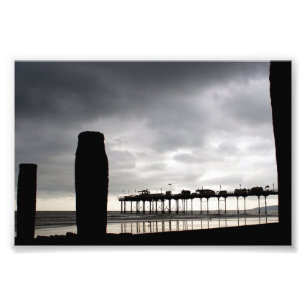 Impression Photo Teignmouth Pier Et Plage Devon Angleterre UK