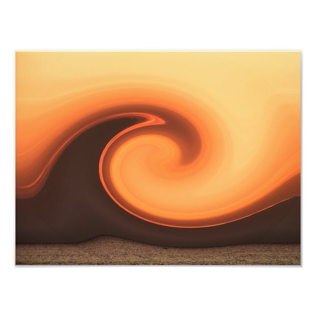 IMPRESSION PHOTO TEMPÊTE DE COUCHER (Devant)