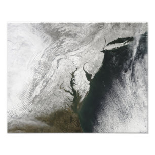 Impression Photo Tempête hivernale sévère