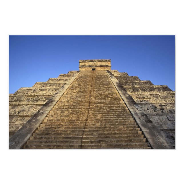 Impression Photo Temple de Kukulcan ou château de Castillo) en 2 (Devant)