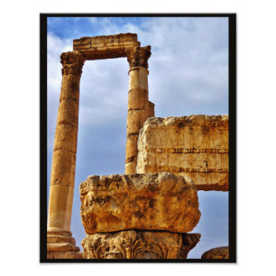 Impression Photo Temple des ruines d'Hercules