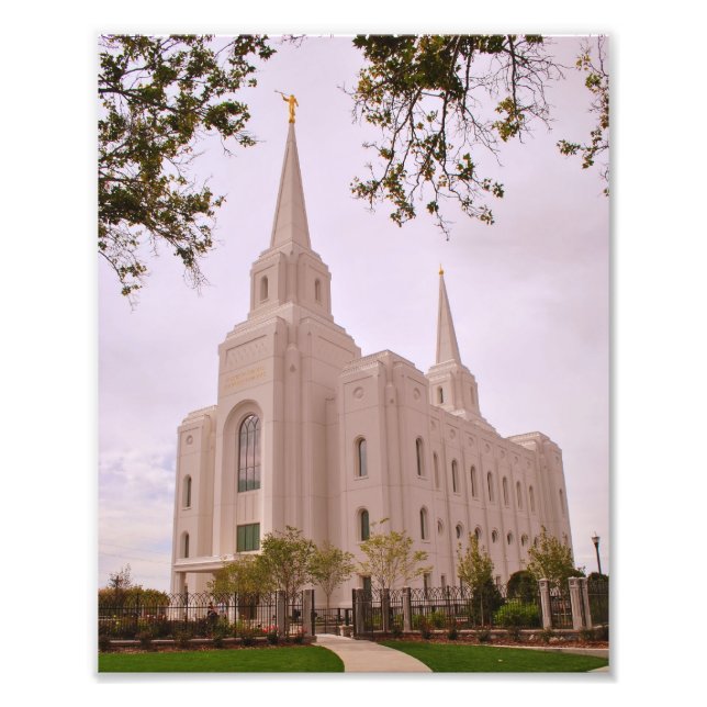Impression Photo Temple LDS de Brigham City (Devant)