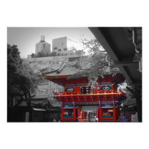 Impression Photo Temple Rouge