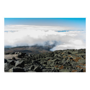 Impression Photo Terrain rocheux de sommet de Mt. Washington